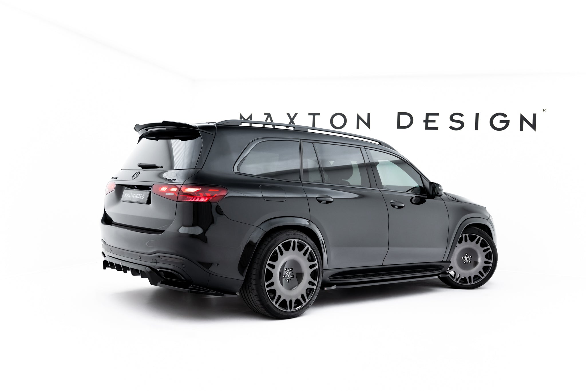 Maxton Design - Seitenschweller Ansatz für Mercedes - Benz GLS AMG - Line X167 Facelift - Aerowerk.