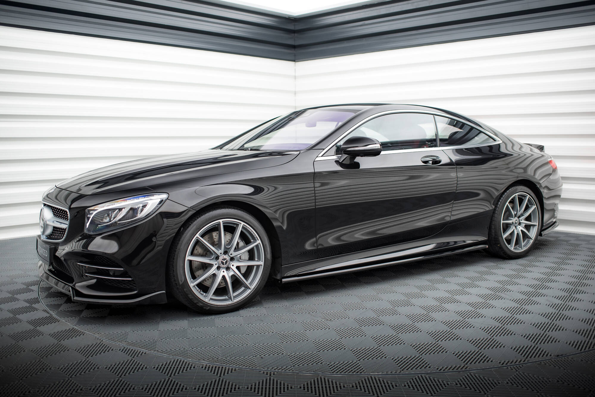 Maxton Design - Seitenschweller Ansatz für Mercedes - Benz S Coupe AMG - Line C217 Facelift - Aerowerk.