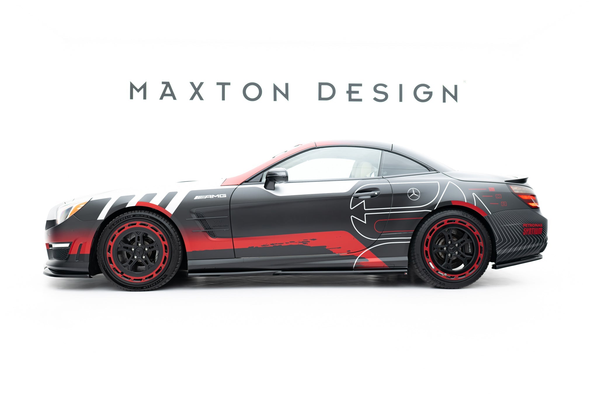 Maxton Design - Seitenschweller Ansatz für Mercedes - Benz SL 63 AMG R231 - Aerowerk.