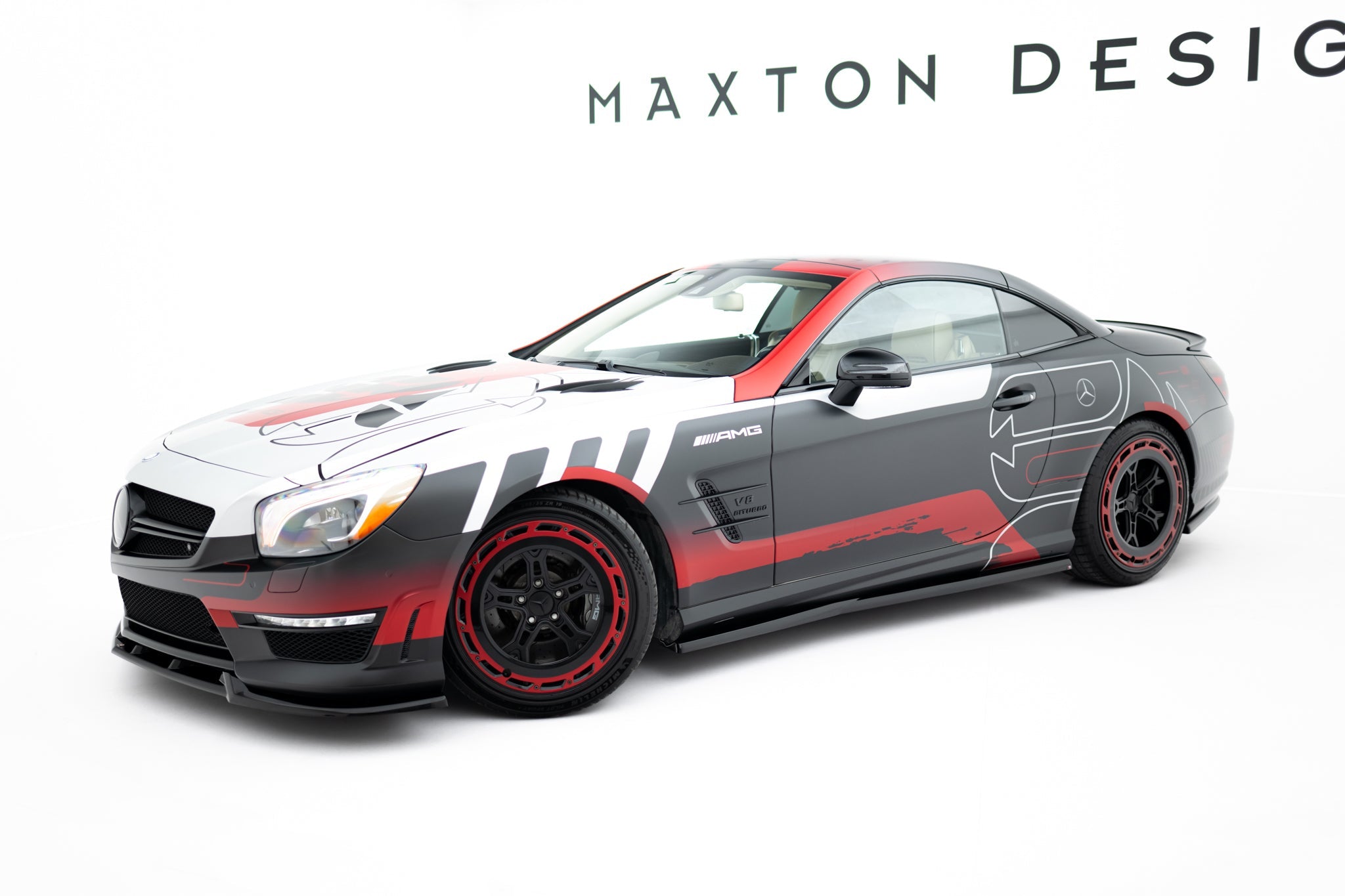 Maxton Design - Seitenschweller Ansatz für Mercedes - Benz SL 63 AMG R231 - Aerowerk.
