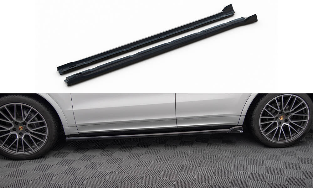 Maxton Design - Seitenschweller Ansatz für Porsche Cayenne Coupe / SUV Mk3 - Aerowerk.