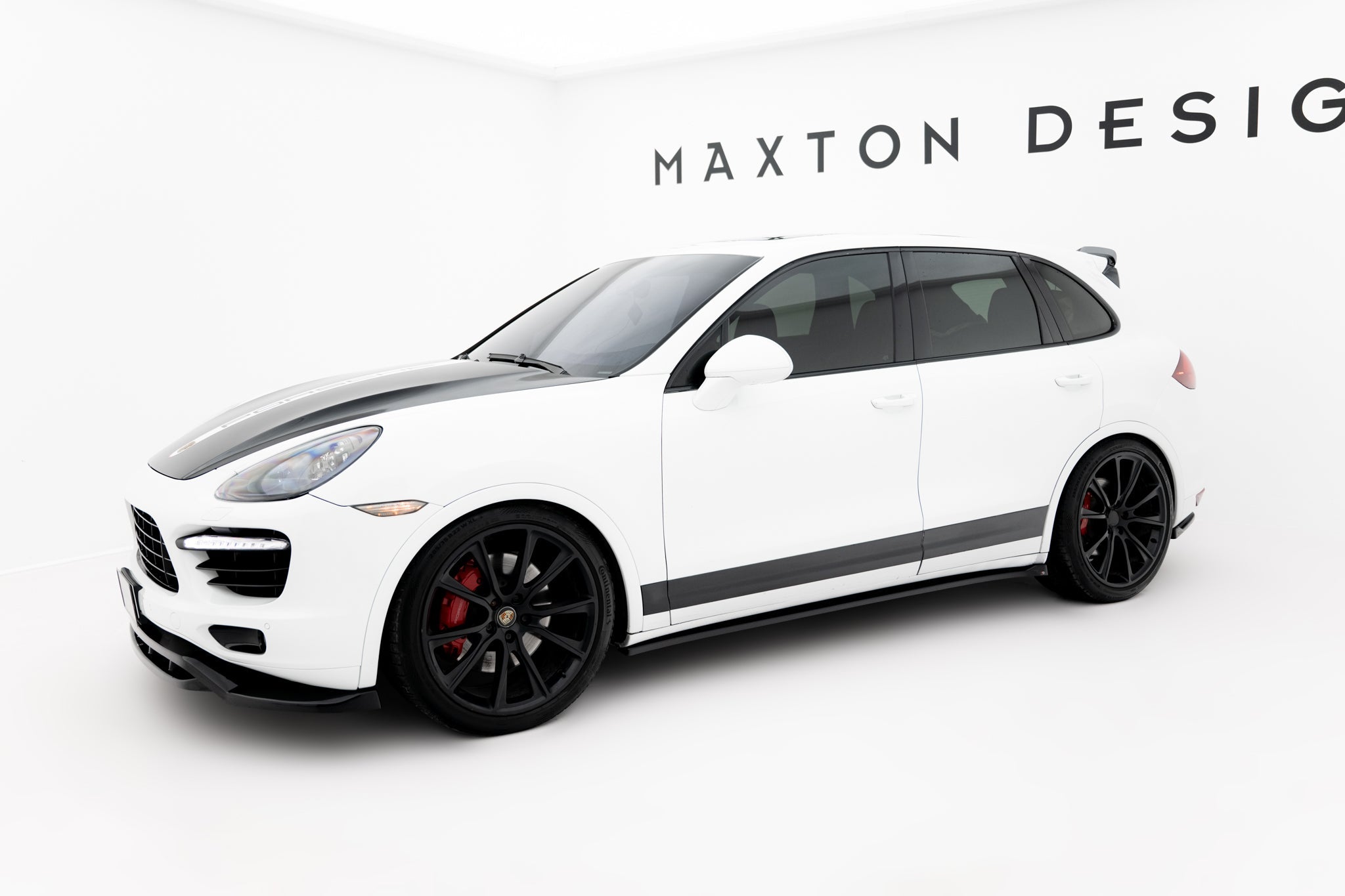 Maxton Design - Seitenschweller Ansatz für Porsche Cayenne Turbo / Standard Mk2 - Aerowerk.