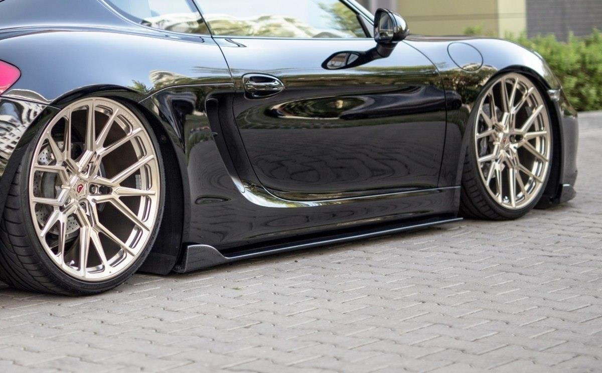 Maxton Design - Seitenschweller Ansatz für Porsche Cayman Mk2 981C - Aerowerk.