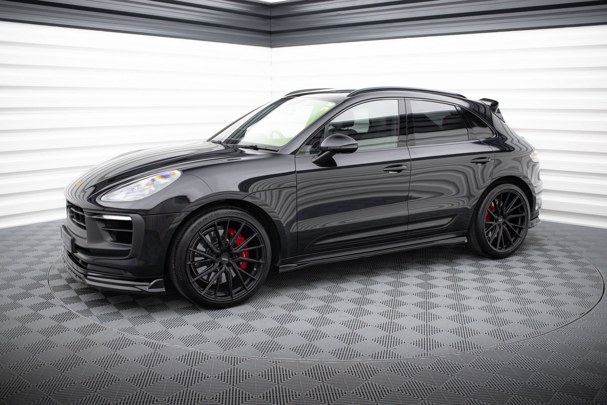 Maxton Design - Seitenschweller Ansatz für Porsche Macan T / GTS Mk1 Facelift 2 - Aerowerk.