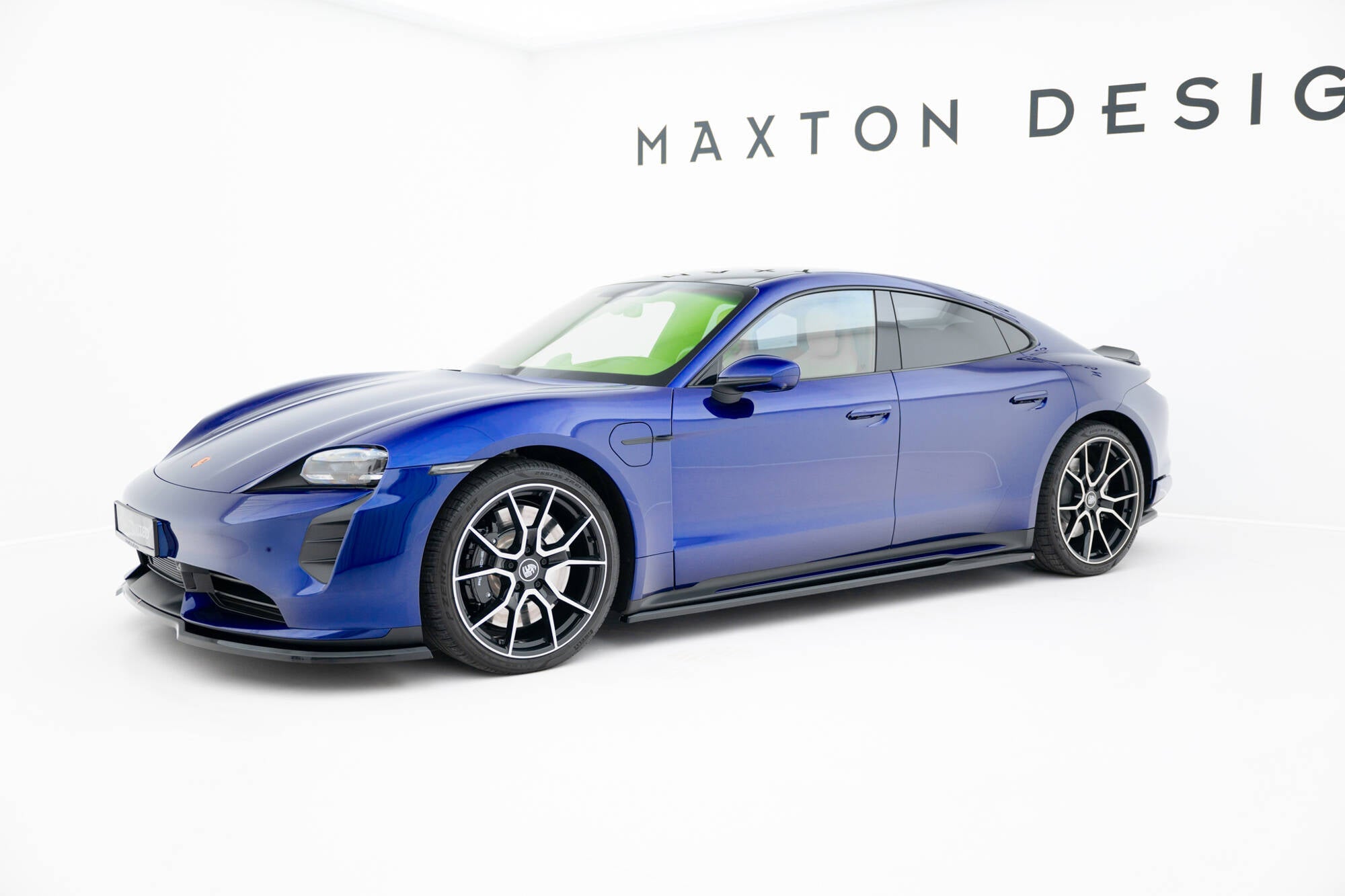 Maxton Design - Seitenschweller Ansatz für Porsche Taycan Turbo S Mk1 - Aerowerk.