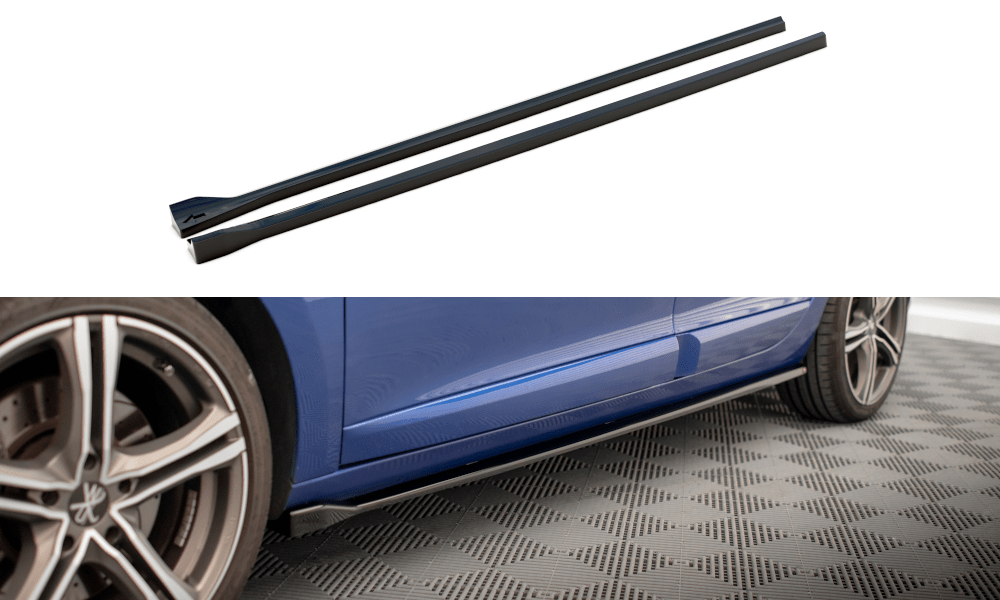 Maxton Design - Seitenschweller Ansatz für Renault Megane GT Line Grandtour Mk3 Facelift - Aerowerk.