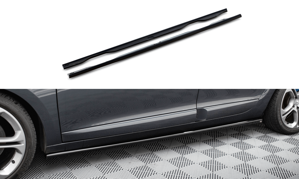 Maxton Design - Seitenschweller Ansatz für Renault Megane GT MK3 Facelift - Aerowerk.