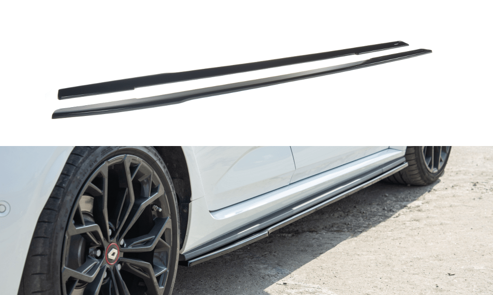 Maxton Design - Seitenschweller Ansatz für Renault Megane IV RS Carbon Look - Aerowerk.