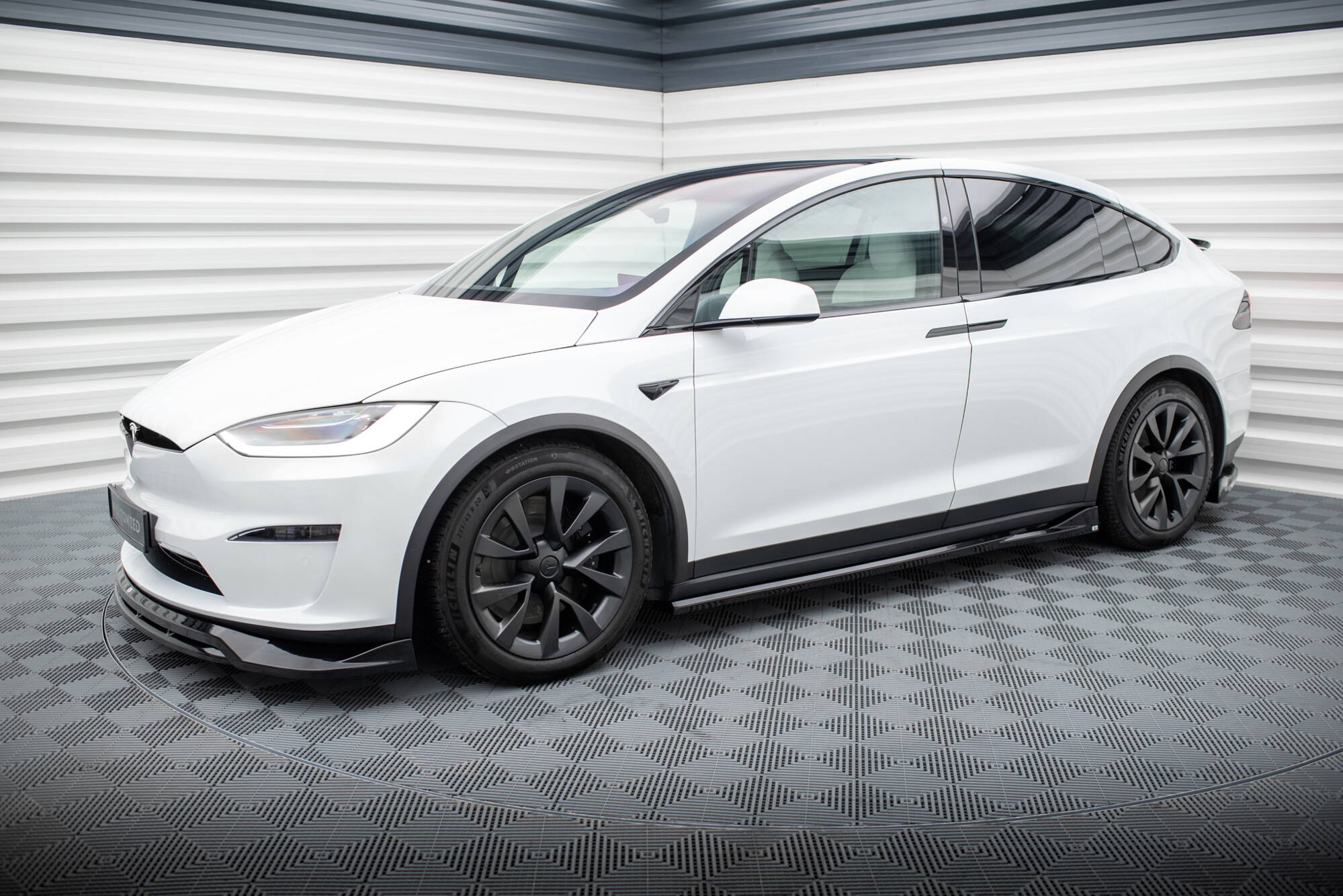 Maxton Design - Seitenschweller Ansatz für Tesla Model X Mk1 Facelift - Aerowerk.