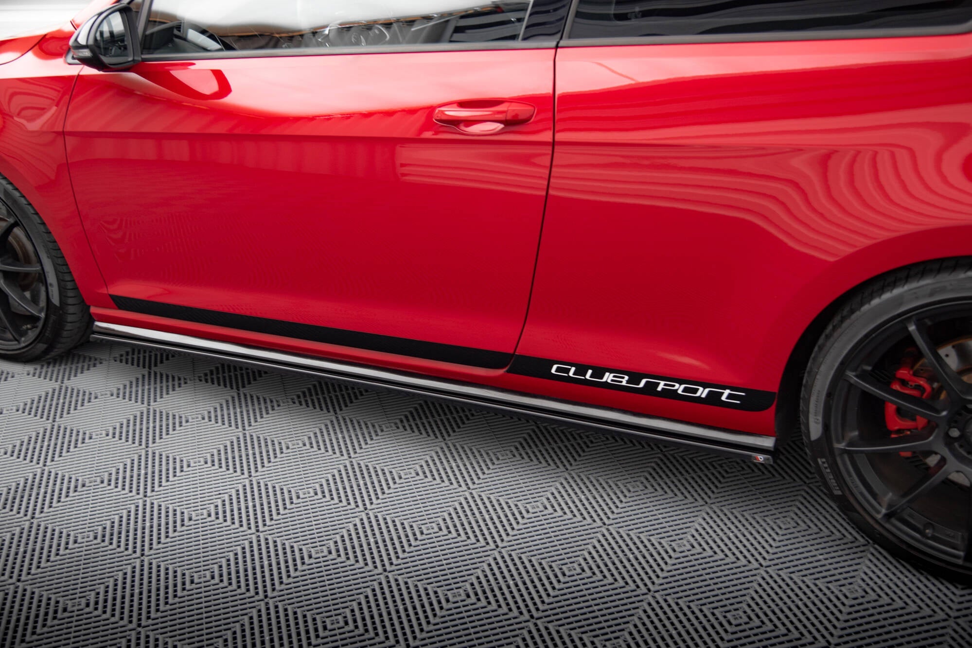 Maxton Design - Seitenschweller Ansatz für VW GOLF Mk7 GTI CLUBSPORT - Aerowerk.