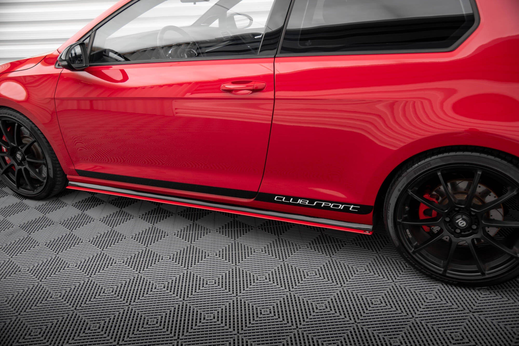 Maxton Design - Seitenschweller Ansatz für VW GOLF Mk7 GTI CLUBSPORT - Aerowerk.