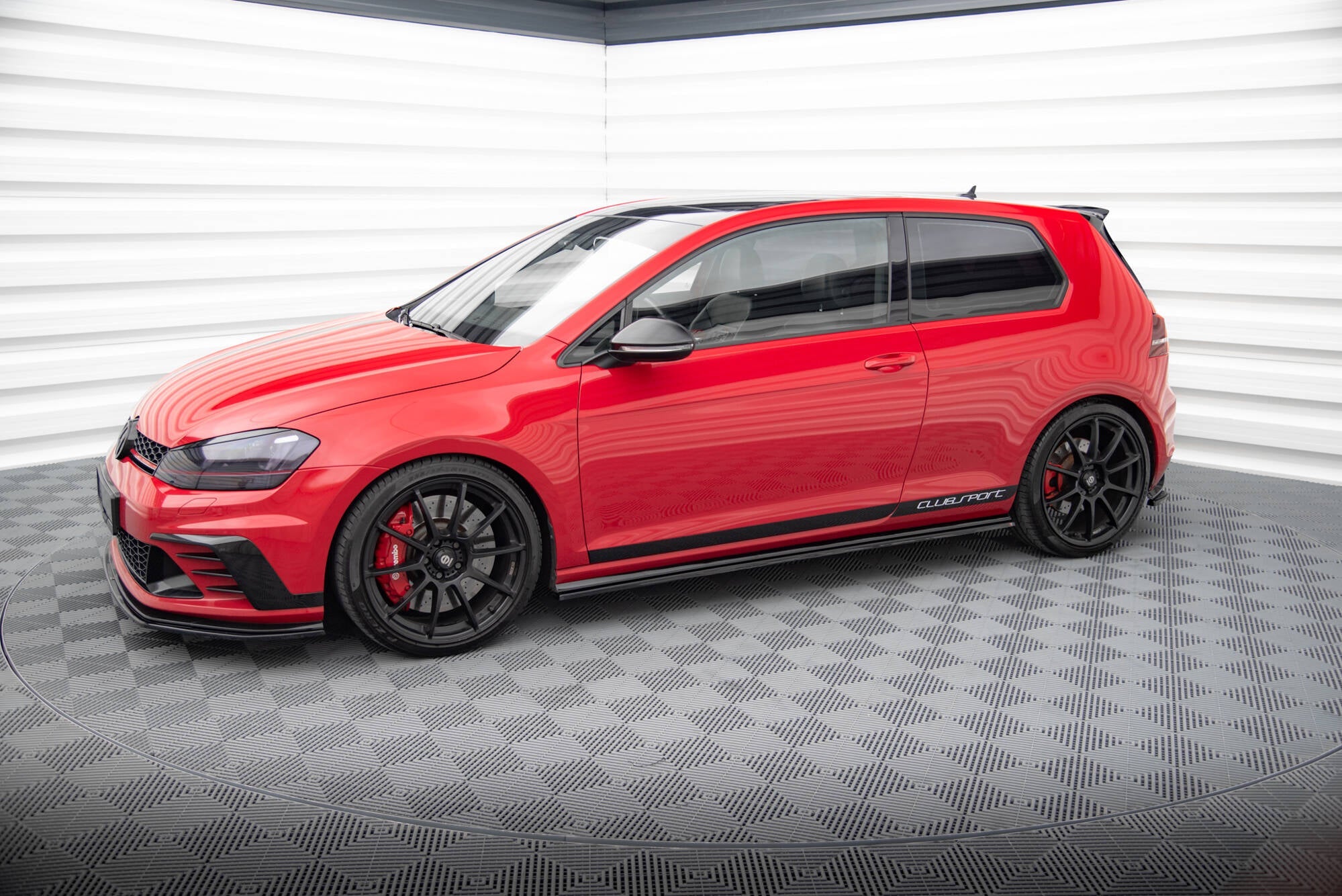 Maxton Design - Seitenschweller Ansatz für VW GOLF Mk7 GTI CLUBSPORT - Aerowerk.