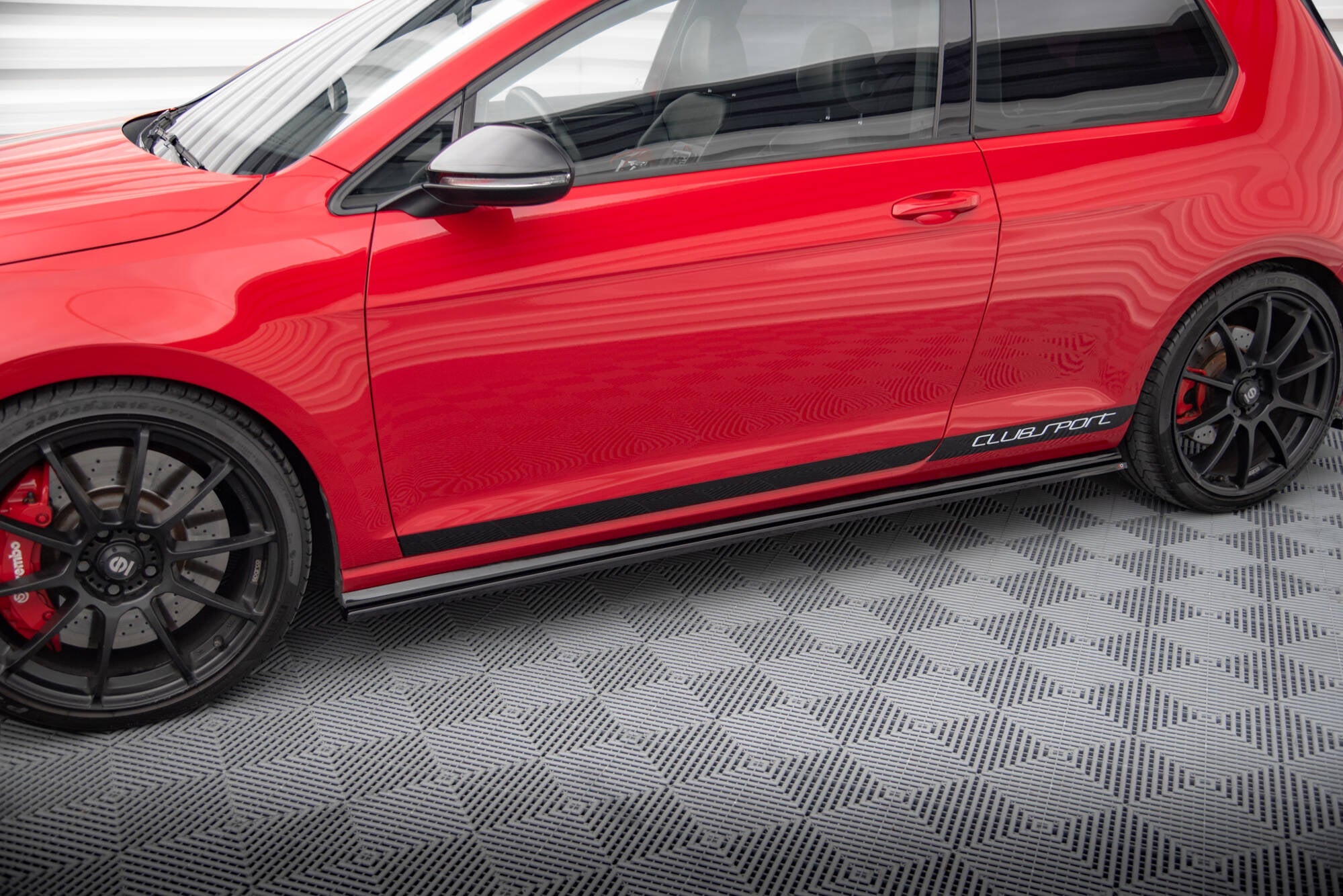 Maxton Design - Seitenschweller Ansatz für VW GOLF Mk7 GTI CLUBSPORT - Aerowerk.