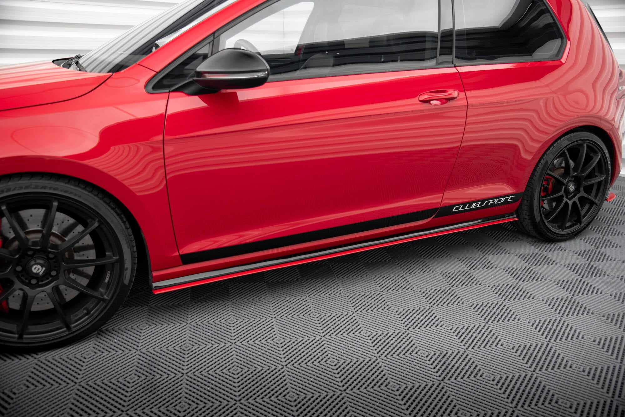 Maxton Design - Seitenschweller Ansatz für VW GOLF Mk7 GTI CLUBSPORT - Aerowerk.