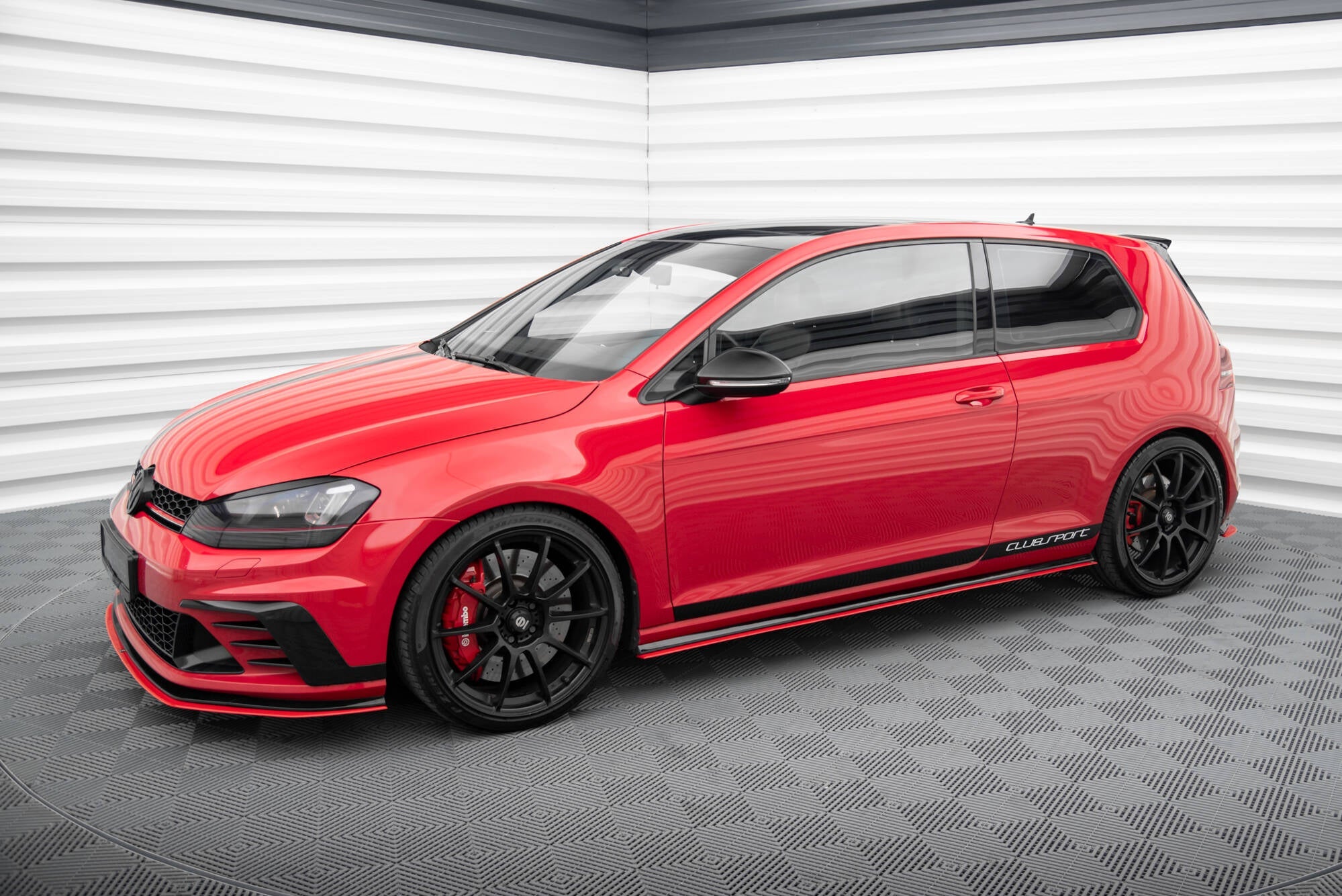 Maxton Design - Seitenschweller Ansatz für VW GOLF Mk7 GTI CLUBSPORT - Aerowerk.