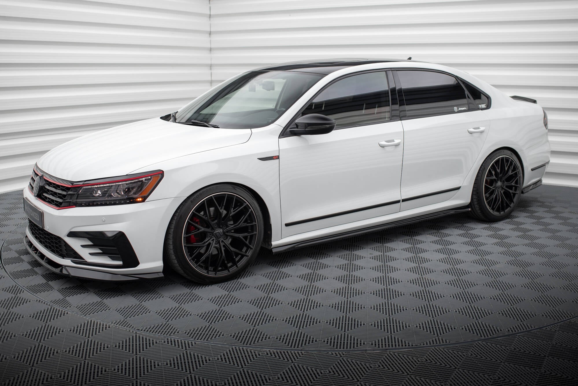 Maxton Design - Seitenschweller Ansatz für VW Passat GT B8 Facelift USA - Aerowerk.