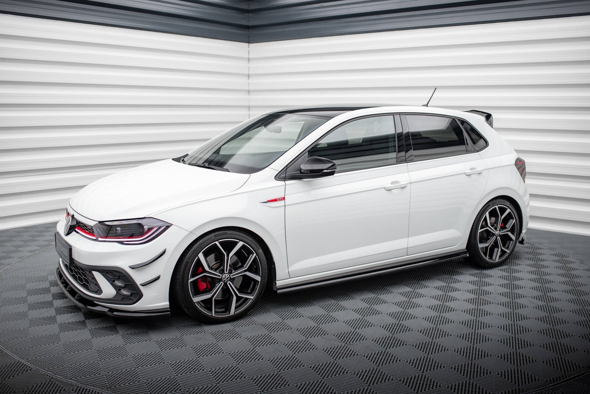 Maxton Design - Seitenschweller Ansatz für VW Polo GTI Mk6 Facelift - Aerowerk.