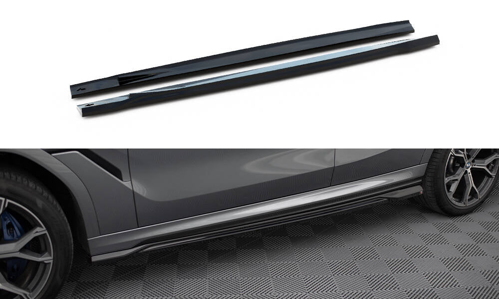 Maxton Design - Seitenschweller Ansatz V.1 für BMW X6 M - Paket G06 Facelift - Aerowerk.