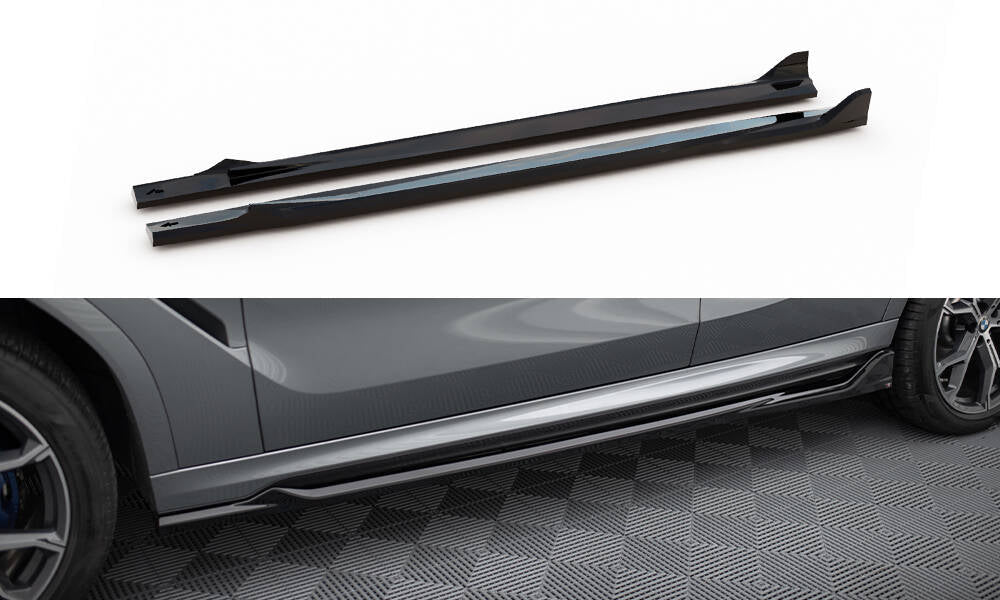 Maxton Design - Seitenschweller Ansatz V.2 für BMW X6 M - Paket G06 Facelift - Aerowerk.