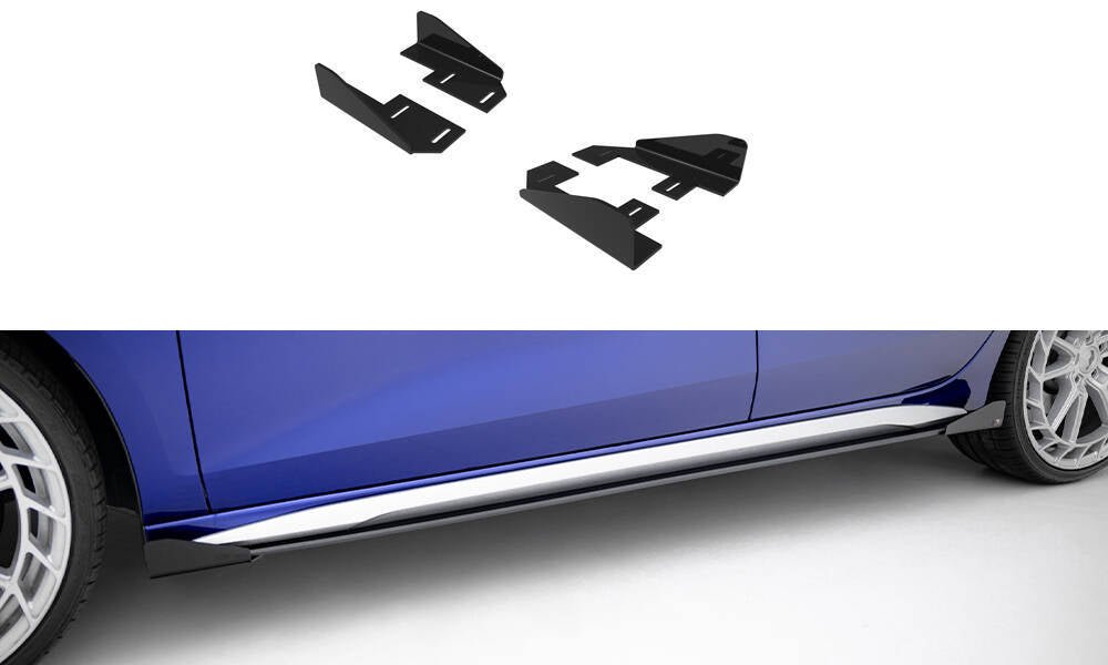 Maxton Design - Seitenschweller Flaps für Audi A3 S - Line Limousine / S3 Limousine 8Y Facelift - Aerowerk.