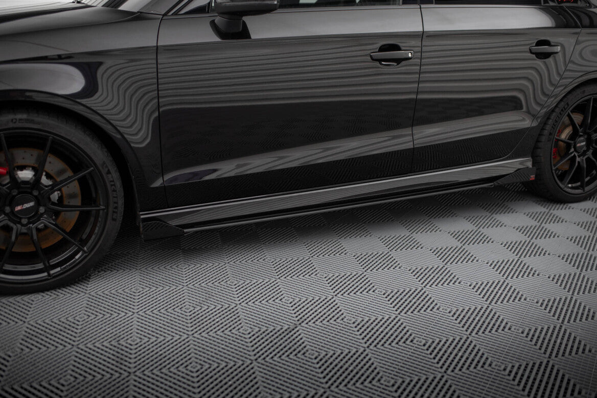 Seitenschweller Flaps für Audi RS3 Limousine 8V Facelift - Aerowerk.