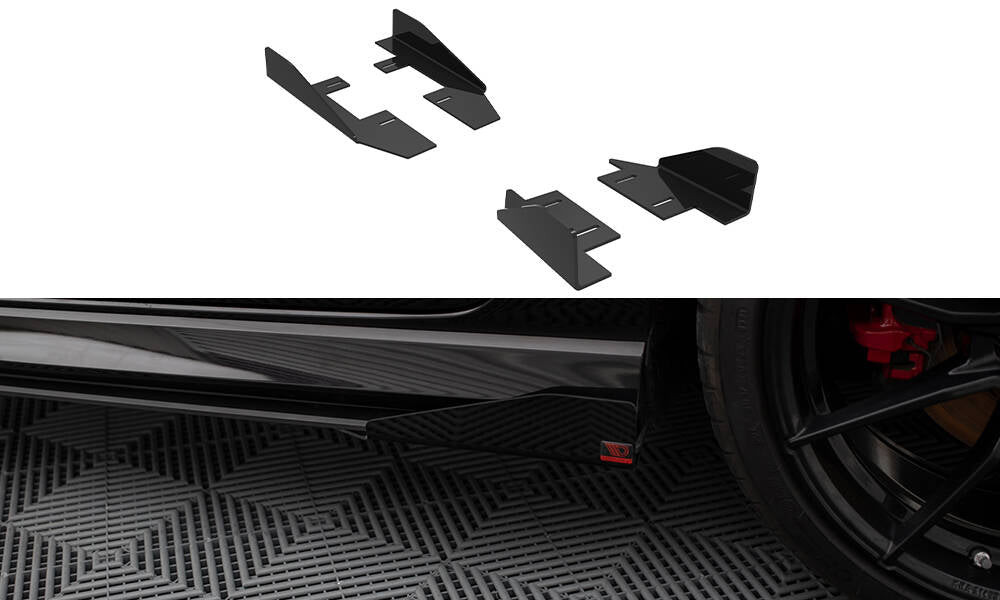Maxton Design - Seitenschweller Flaps für Audi RS3 Limousine 8V Facelift - Aerowerk.
