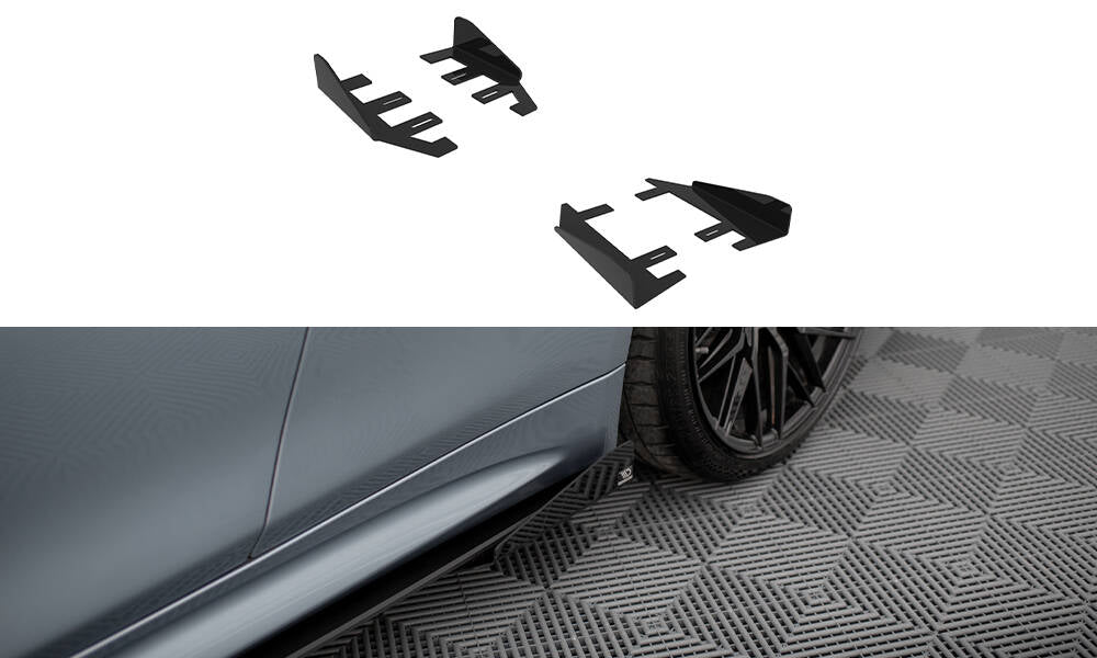 Maxton Design - Seitenschweller Flaps für BMW 4er Coupe / Gran Coupe / Cabrio M - Paket F32 / F36 / F33 - Aerowerk.