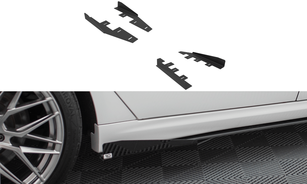 Maxton Design - Seitenschweller Flaps für Ford Mondeo Sport Mk5 Facelift / Fusion Sport Mk2 Facelift - Aerowerk.