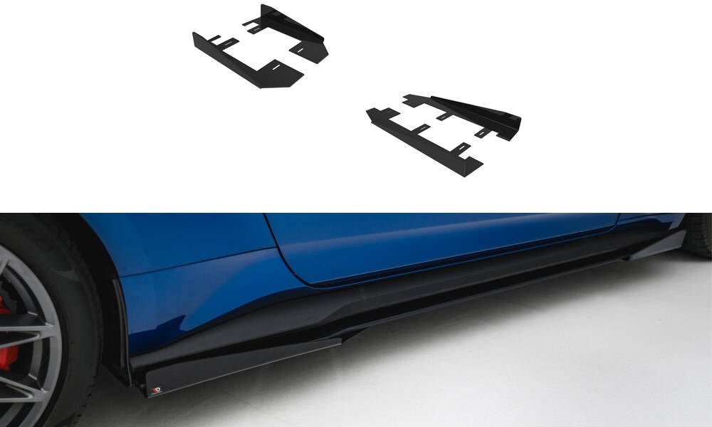 Maxton Design - Seitenschweller Flaps für Ford Mustang GT Mk7 - Aerowerk.