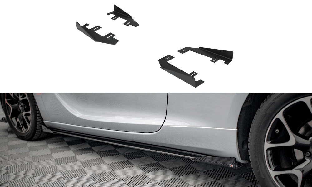Maxton Design - Seitenschweller Flaps für Opel Astra GTC OPC - Line J - Aerowerk.