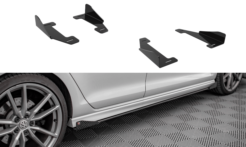Maxton Design - Seitenschweller Flaps für VW Golf R Mk7 - Aerowerk.