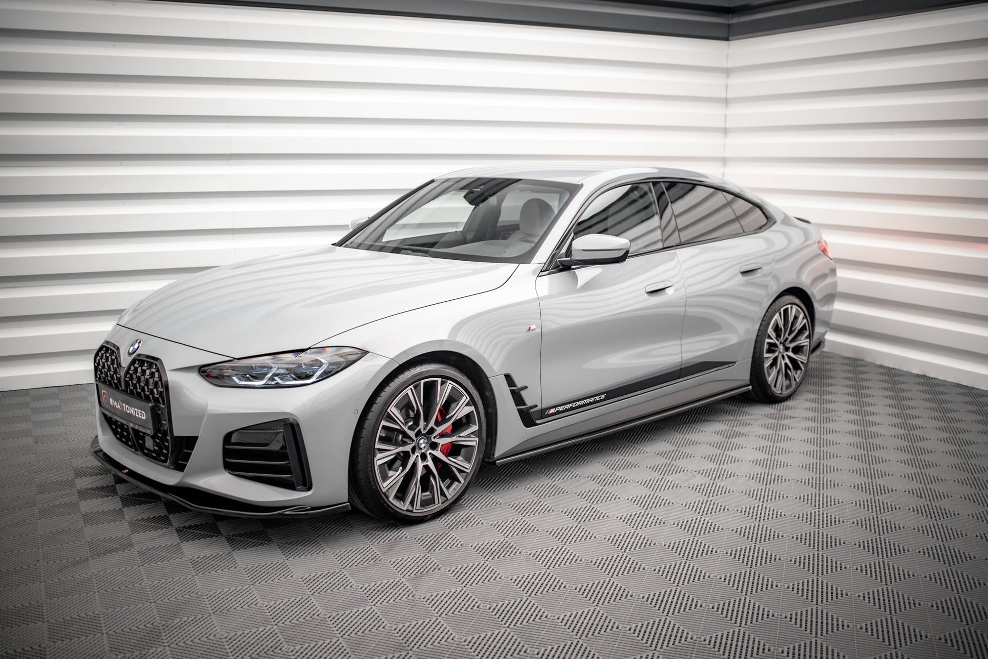 Maxton Design - Seitenschweller V.1 Ansatz für BMW 4er Gran Coupe M - Paket / M440i G26 - Aerowerk.