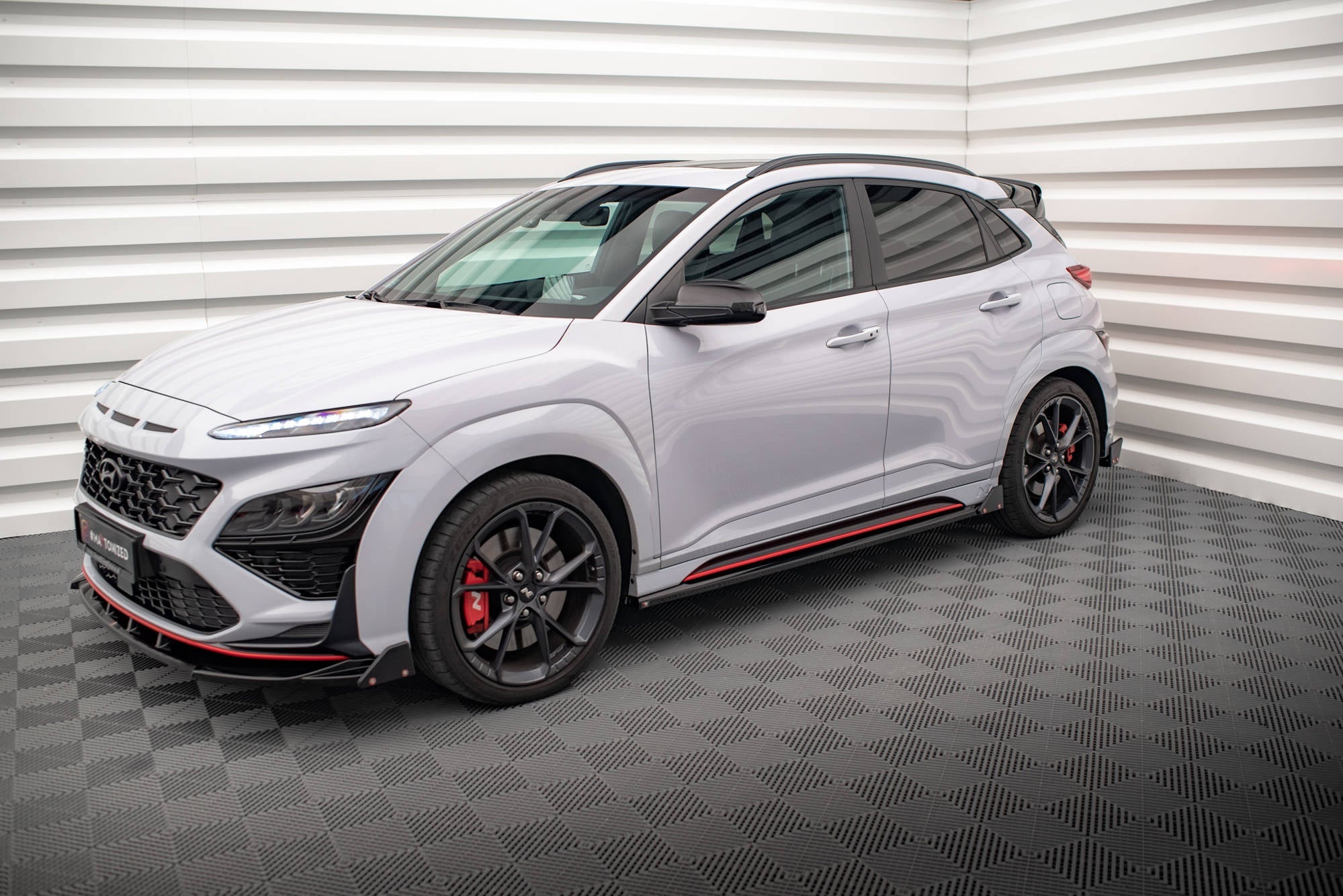 Maxton Design - Seitenschweller V1 Ansatz für + Flaps für Hyundai Kona N Mk1 - Aerowerk.