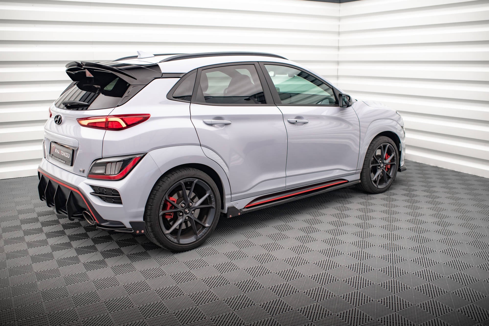 Maxton Design - Seitenschweller V1 Ansatz für + Flaps für Hyundai Kona N Mk1 - Aerowerk.