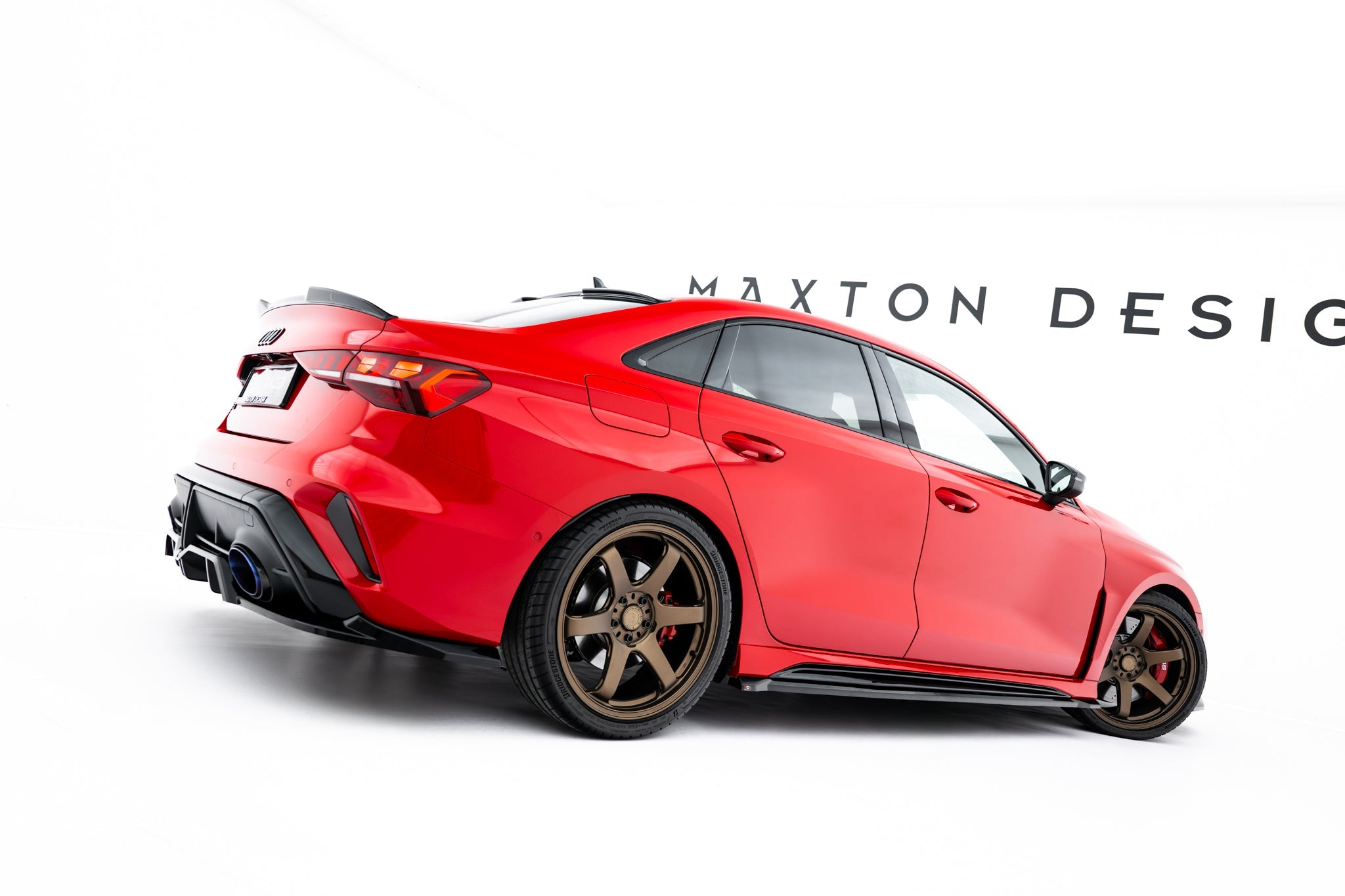 Maxton Design - Seitenschweller V1 Ansatz für für Audi RS3 Limousine 8Y / 8Y Facelift - Aerowerk.