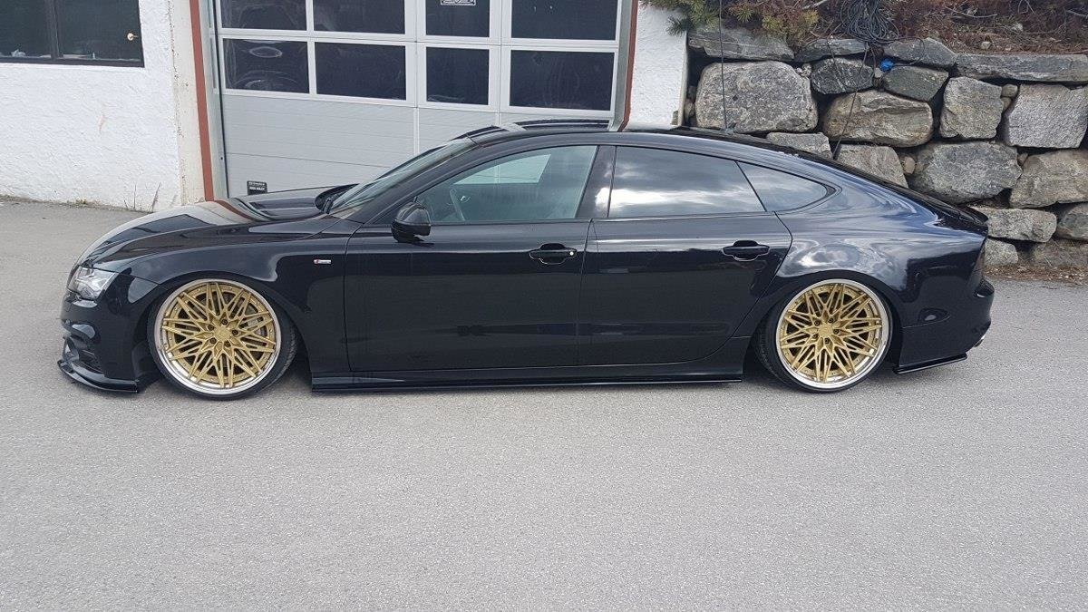 Maxton Design - Seitenschweller V1 Ansatz für für Audi S7 / A7 S - Line C7 - Aerowerk.