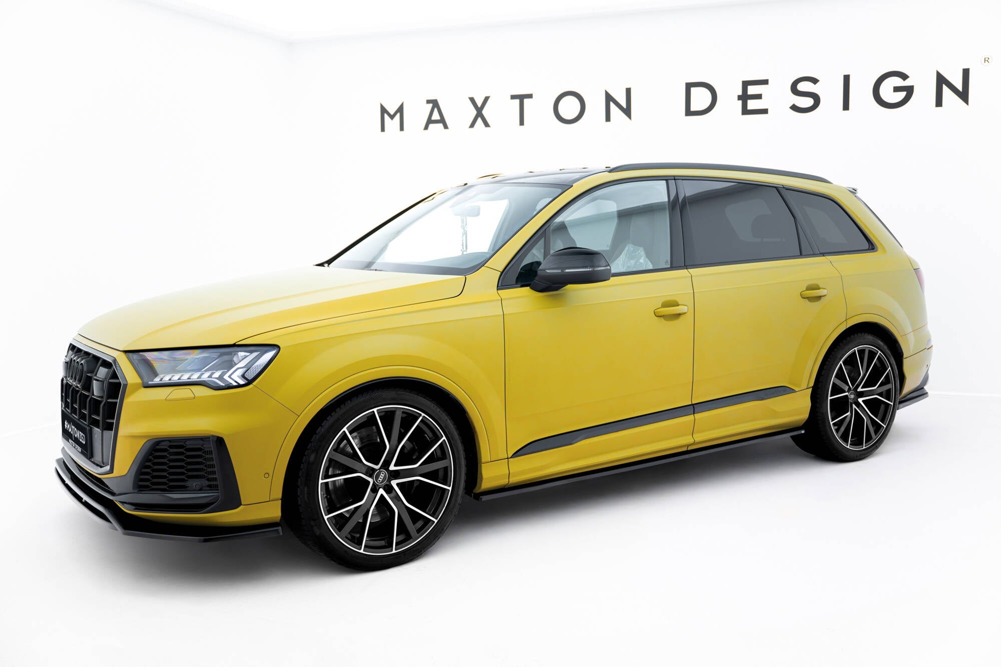Maxton Design - Seitenschweller V1 Ansatz für für Audi SQ7 / Q7 S - Line Mk2 (4M) Facelift - Aerowerk.