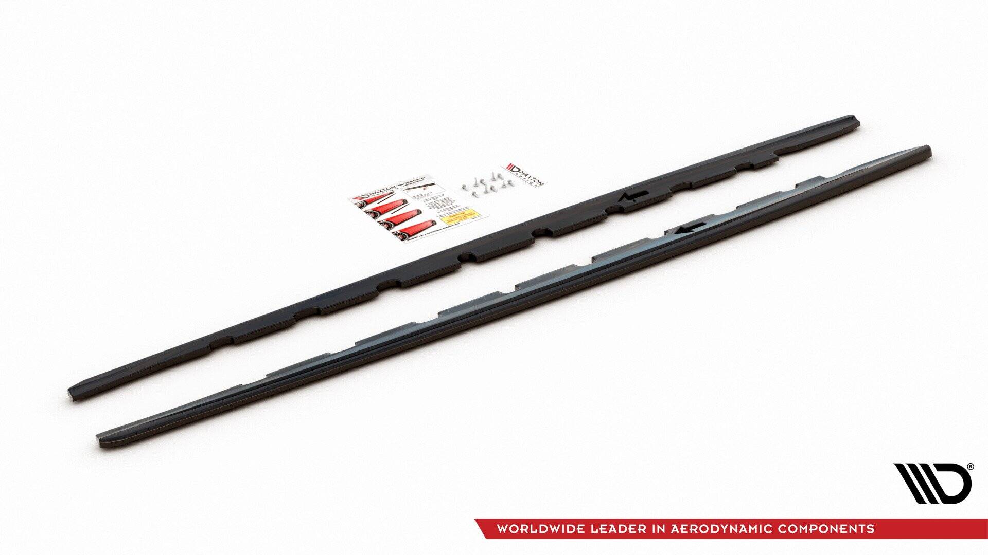 Maxton Design - Seitenschweller V1 Ansatz für für BMW 1er M - Paket / M135i / 128ti - Aerowerk.