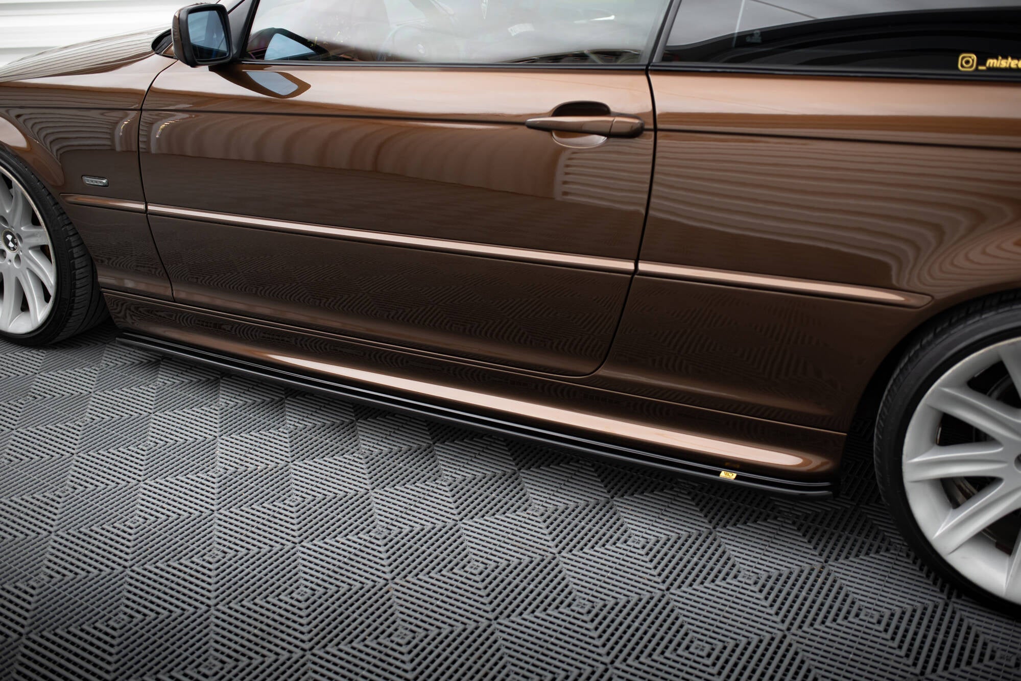 Maxton Design - Seitenschweller V.1 Ansatz für für BMW 3er E46 Coupe M - Paket - Aerowerk.