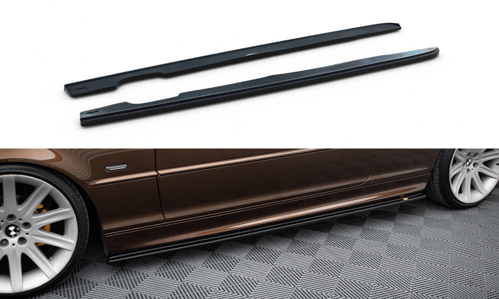 Maxton Design - Seitenschweller V.1 Ansatz für für BMW 3er E46 Coupe M - Paket - Aerowerk.