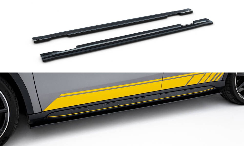 Maxton Design - Seitenschweller V1 Ansatz für für Mercedes - Benz GLA 45 AMG - Aerowerk.