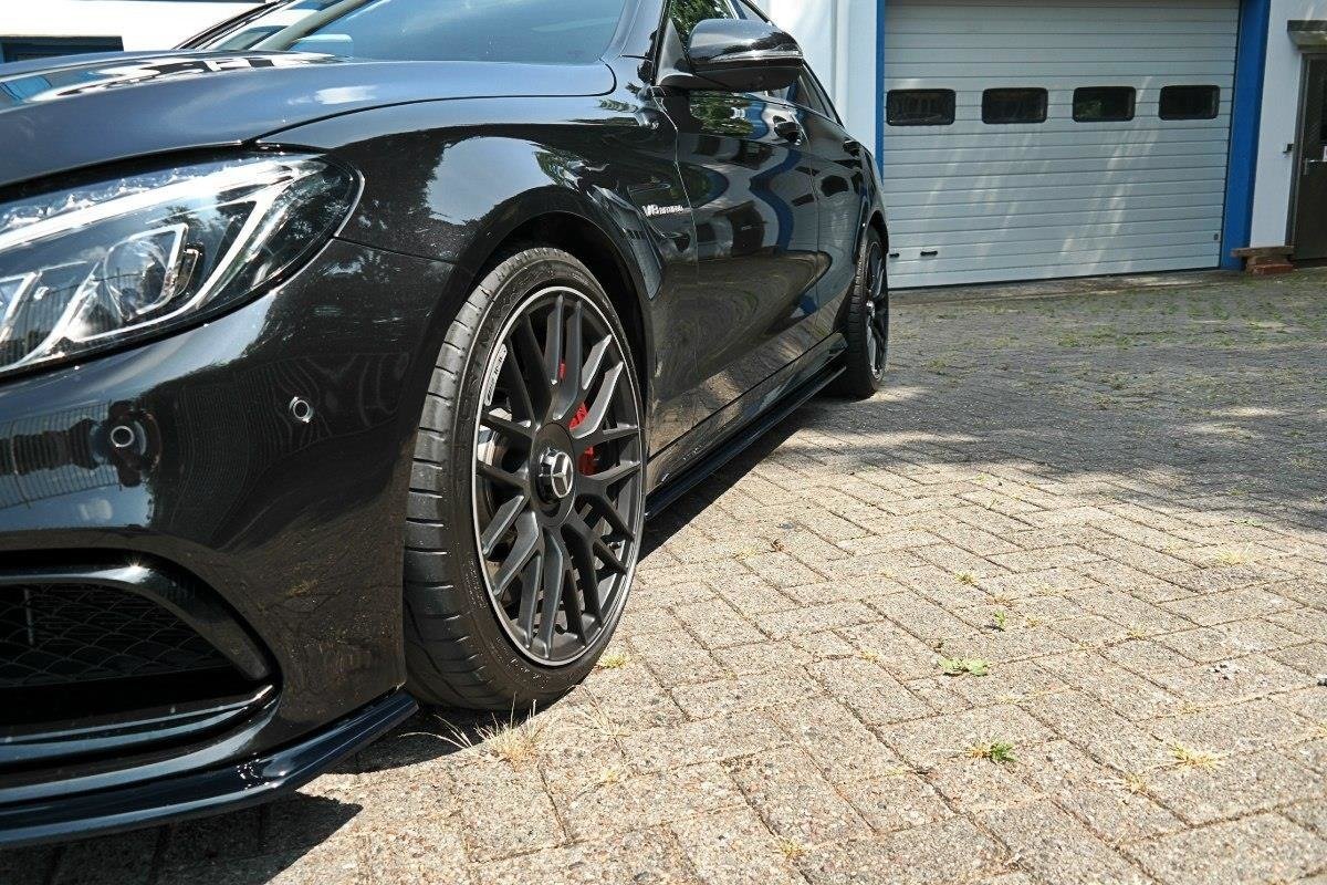 Maxton Design - Seitenschweller V1 Ansatz für für Mercedes C - Klasse S205 63 AMG - Aerowerk.