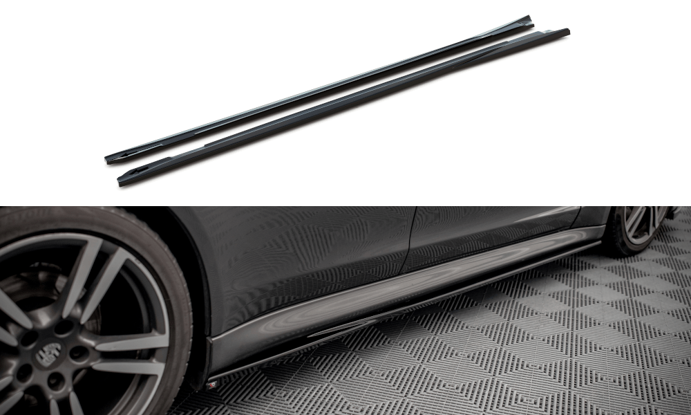 Maxton Design - Seitenschweller V1 Ansatz für für Porsche Panamera / Panamera Diesel / Panamera Turbo 970 - Aerowerk.