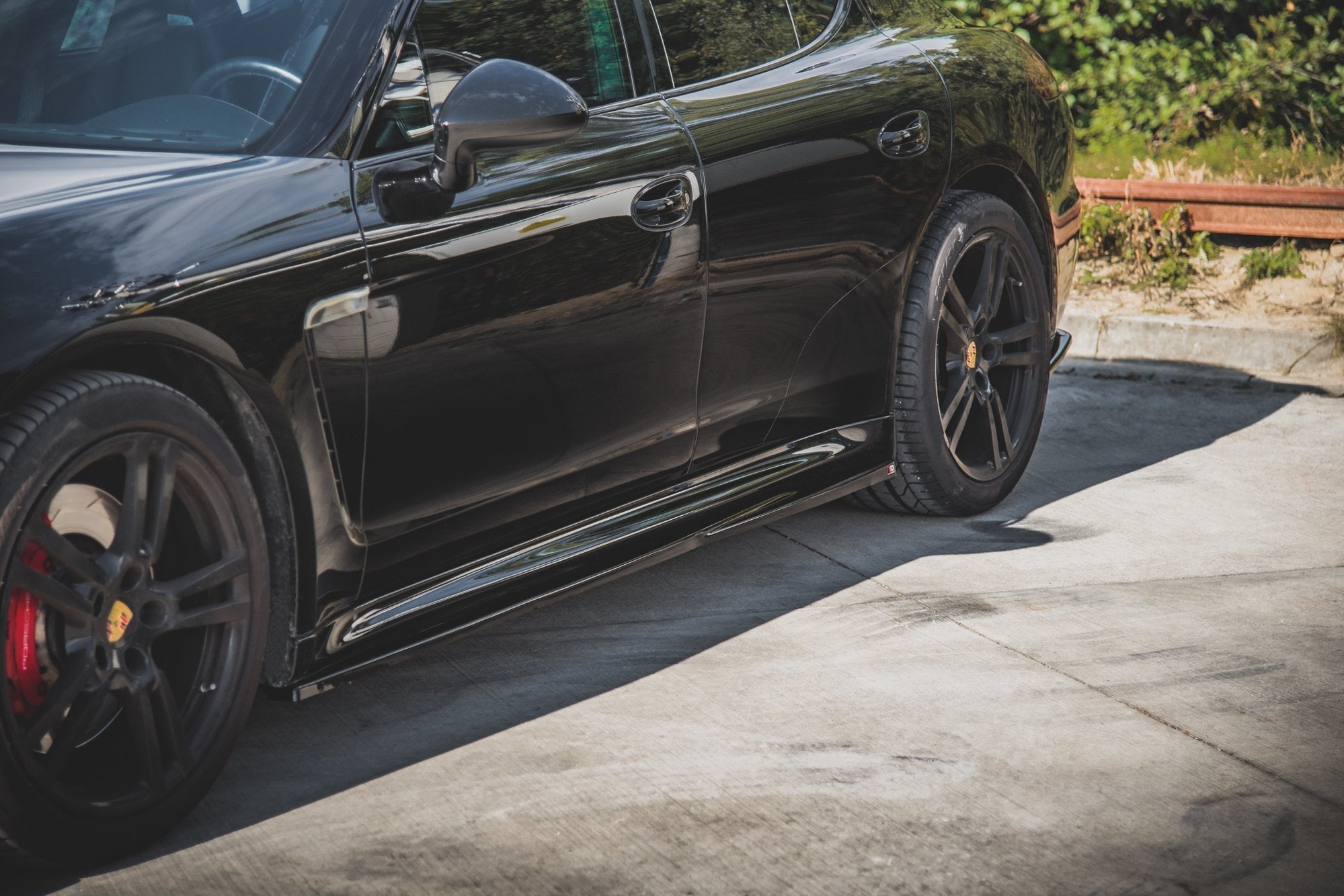 Maxton Design - Seitenschweller V1 Ansatz für für Porsche Panamera Turbo 970 Facelift - Aerowerk.