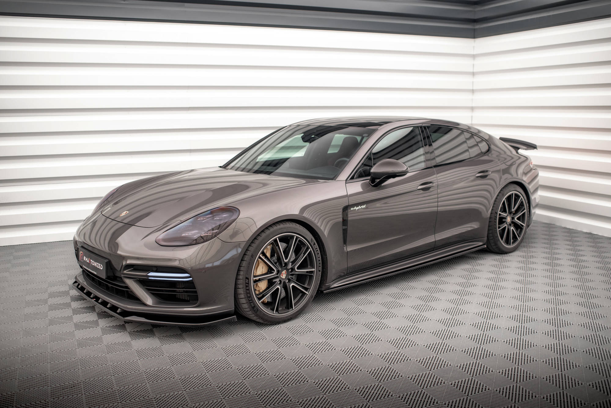 Maxton Design - Seitenschweller V1 Ansatz für für Porsche Panamera Turbo S E - Hybrid / Panamera E - Hybrid 971 - Aerowerk.
