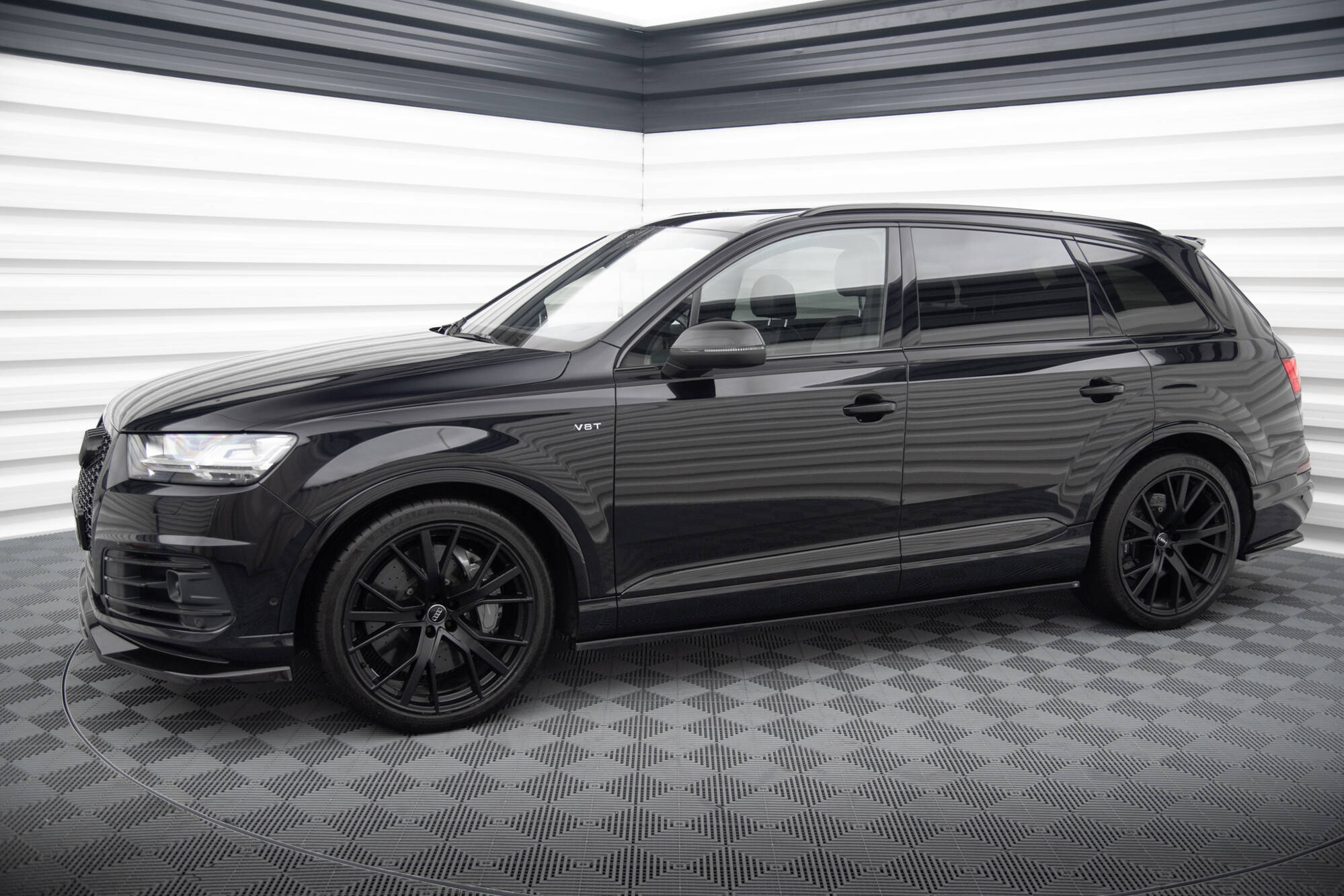 Maxton Design - Seitenschweller V2 Ansatz für Audi SQ7 / Q7 S - Line Mk2 - Aerowerk.
