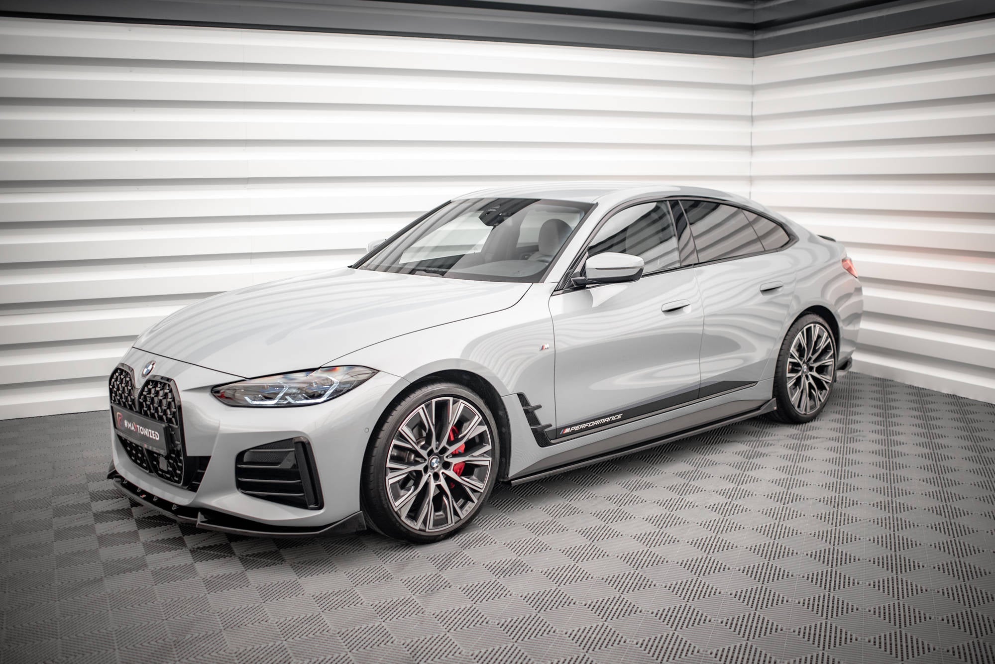 Maxton Design - Seitenschweller V.2 Ansatz für BMW 4er Gran Coupe M - Paket / M440i G26 - Aerowerk.