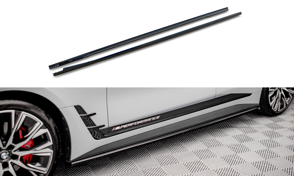 Maxton Design - Seitenschweller V.2 Ansatz für BMW i4 M - Paket G26 - Aerowerk.