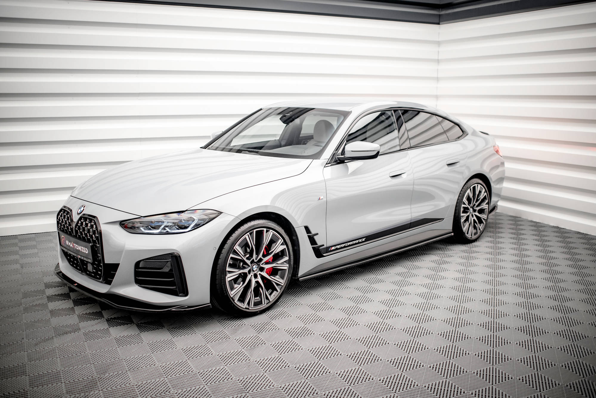 Maxton Design - Seitenschweller V.2 Ansatz für BMW i4 M - Paket G26 - Aerowerk.