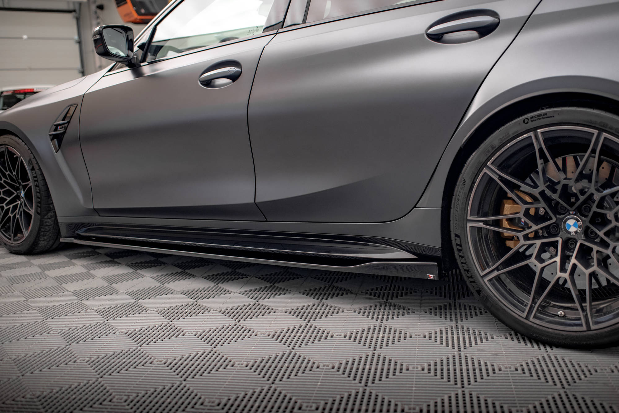 Maxton Design - Seitenschweller V.2 Ansatz für BMW M3 Limousine / Touring G80 / G81 - Aerowerk.